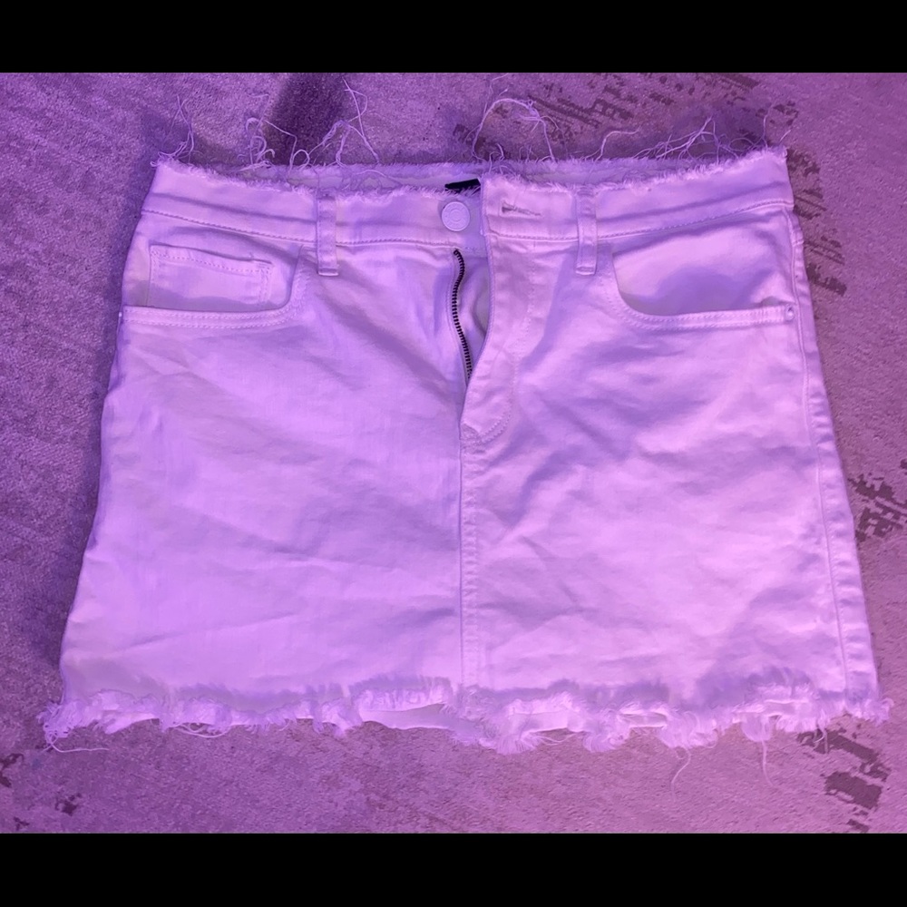express white skirt